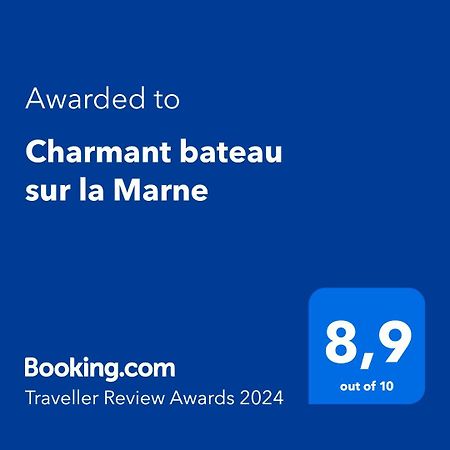 Charmant Bateau Sur La Marne Jouarre Екстериор снимка
