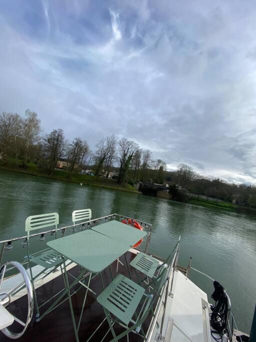 Charmant Bateau Sur La Marne Jouarre Екстериор снимка