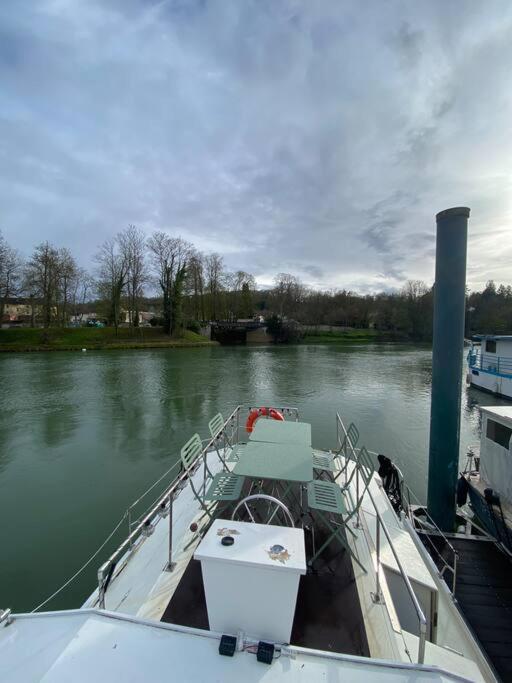 Charmant Bateau Sur La Marne Jouarre Екстериор снимка