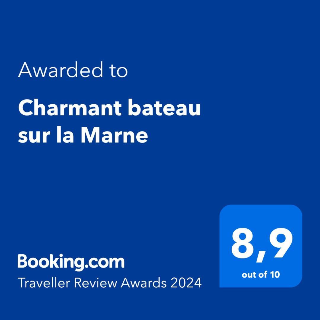 Charmant Bateau Sur La Marne Jouarre Екстериор снимка